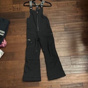 Obermeyer Black and Teal Ski Overalls